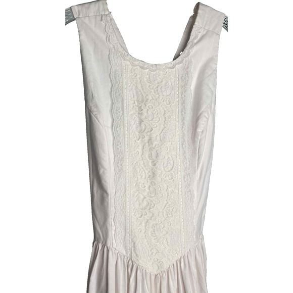 Vintage 1960s Gunne Sax lace Dress Size 9 Wedding Cottagecore fitted fairy - Picture 9 of 13